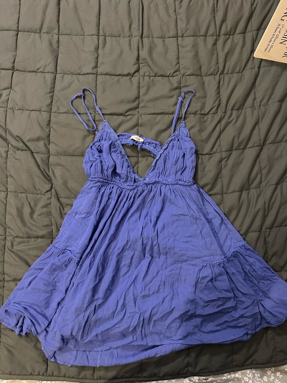 Mustard Seed Lavender Blue Textured Dress